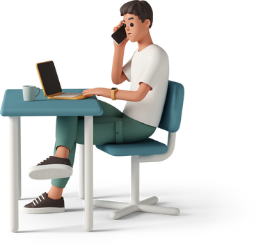 Man with Laptop